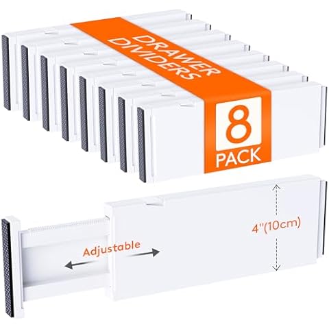 Lifewit Adjustable Drawer Dividers Cover