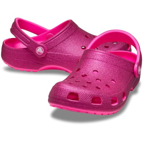 Image of Crocs Unisex Classic Clogs - Glitter Pink Crush Men 9 Women 11 Medium