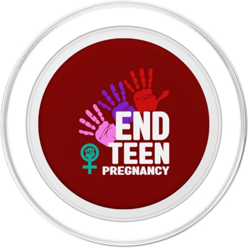 Prevención del Embarazo Adolescente PopGrip para MagSafe soporte magnético móvil End Teen Embarazo 2