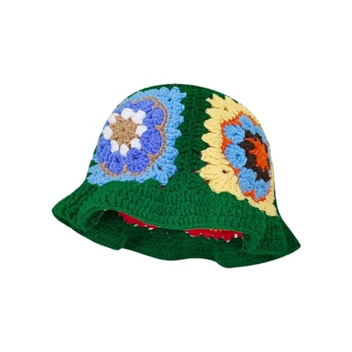 HCBLWY Crochet Bucket Hat Handmade Foldable Cap...