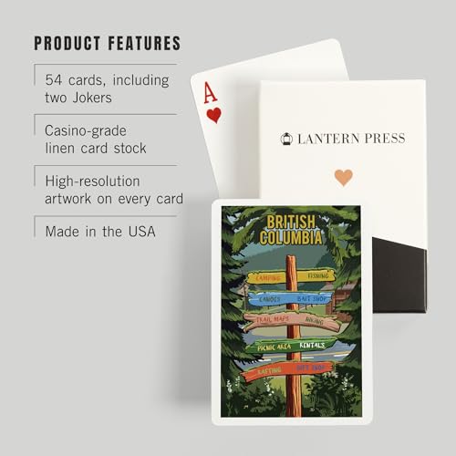 Baraja poker British Columbia 52 cartas para adultos miniatura 3