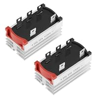 50A Brückengleichrichter, 1200V Aluminium 3 Phasen Diode Gleichrichter mit guter Temperatur und Power Cycle Fähigkeit, guter Wärmeableitung,Einphasen Dioden Gleichrichterbrücke