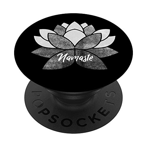 Namaste - Peaceful Lotus Flower - PopSockets Ausziehbarer Sockel und Griff für Smartphones und Tablets Cover