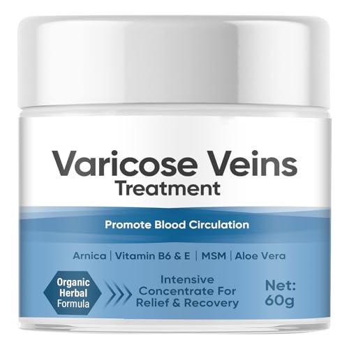 ALFREVER Varicose Veins Treatment for Legs, Varicose Veins Cream, Improves Blood Circulation, Reduces Vein Visibility and Leg Heaviness