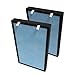 PUREBURG PB-P01F Lot de 2 filtres HEPA de rechange avec filtre à charbon actif compatible avec le purificateur d'air Pro Breeze PB-P01