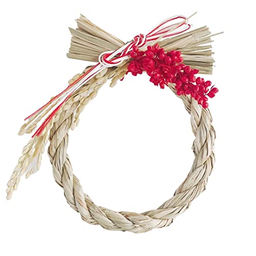 [カドゥ] 赤と白の結びの正月飾り／しめ縄／水引 - cadeaux - 商品画像