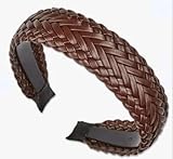 Scunci Faux Leather Braided Headband