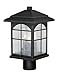 VAXCEL T0076 Bembridge 9-Inch Outdoor Post Light, Gold Stone