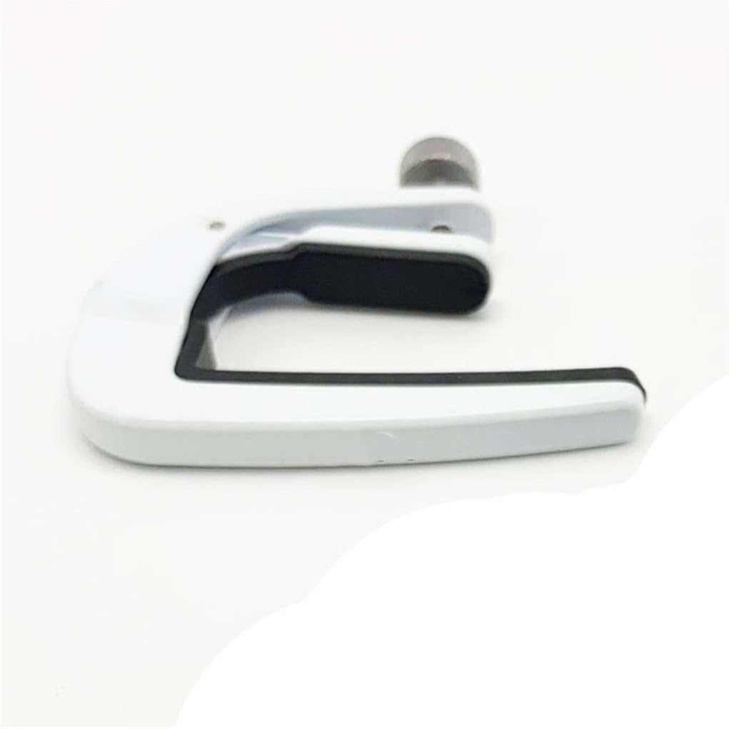 Electric Acoustic Guitar Capo Metal Capotrase Also for Bass Ukulele Color Black/White(D)