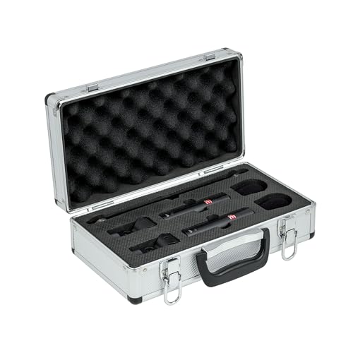 Image of SE ELECTRONICS sE8 XLR Small Diaphragm Condenser Microphones - Matched Pair with Mounting Bar & Case - Handcrafted Professional Instrument Microphone for Drums & Guitar in Studio or on Stage