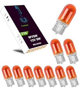Lightworld24 WY5W T10 12V 5W Blinker Glühlampen 10er