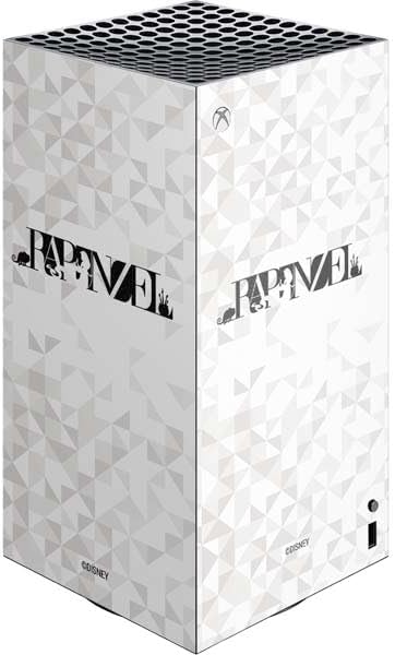 Skinit Decal Gaming Skin Compatible with Xbox Series X Digital Edition Console - Officially Licensed Disney Princess Rapunzel Chromatic Design