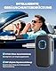 Glangeh Bluetooth 5.3 Adapter Auto, Upgraded Lärmminderung 3,5mm Aux Bluetooth Adapter, 16H Standby Empfänger Receiver Klinke für Auto Audio System, Kopfhörer, Speaker, Stereo-Endstufen (Grau)