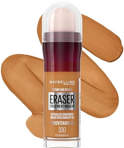 Maybelline Instant Age Rewind Eraser Foundation with SPF 20 and Moisturizing ProVitamin B5, 330, 1 Count