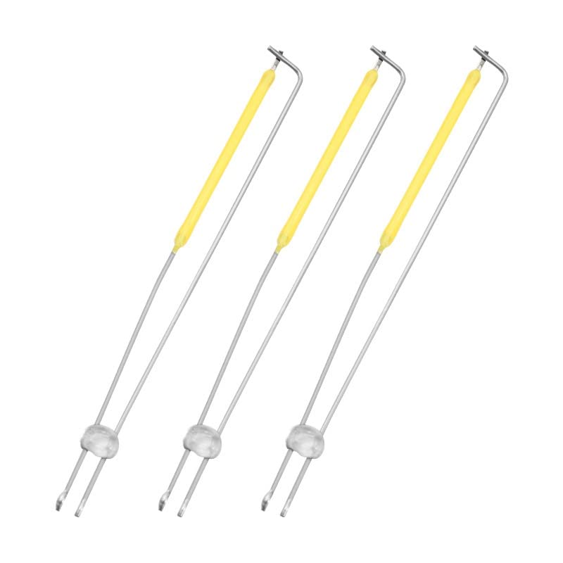 Bombilla De Filamento Led De 3v Y 38mm, Piezas De Lámpara, Filamento De Soldadura Por Puntos De Cerámica Blanca Cálida, Filamento De Lámpara, Chip De Bombilla Parcial De Diodo Led,warm White 50PCS,3V