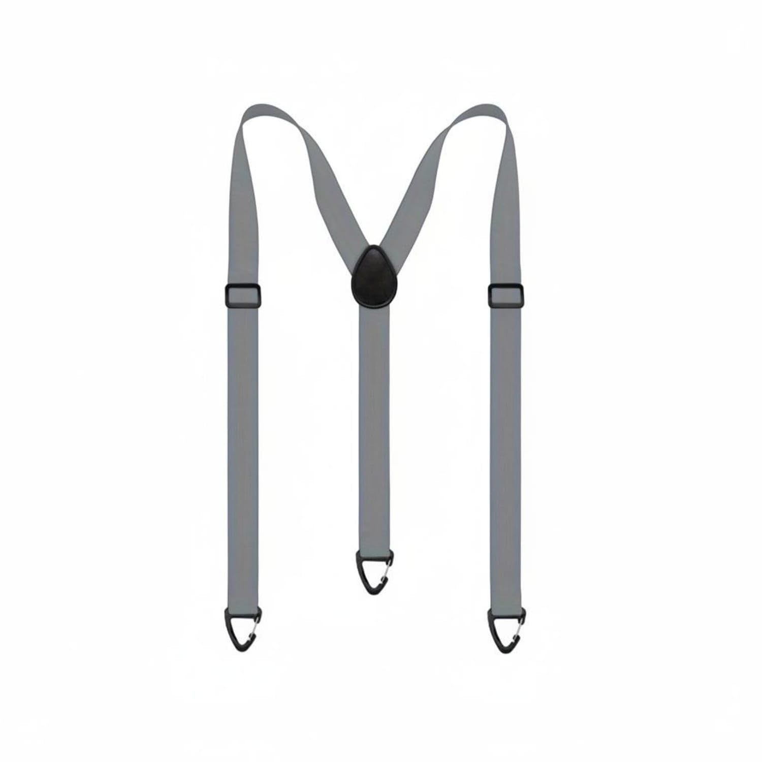 snappsy hidden wear invisible undergarment suspenders fashionable under-shirt suspenders universal size fits most trouser support abs hooks for hikers, hiking, outdoor, gray