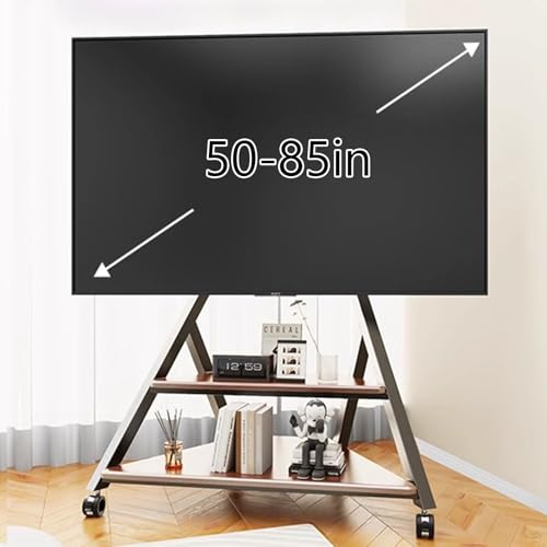 Soporte móvil para TV de 50-85 pulgadas con ruedas miniatura 4