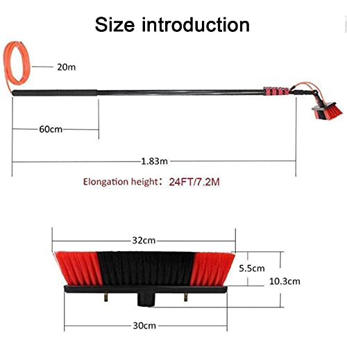 Kit de nettoyage de panneaux solaires 5,4 m avec perche télescopique - 6