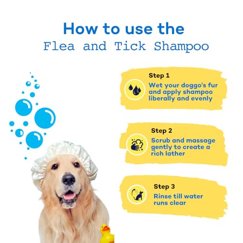 Image of Anti tick Shampoo for Dogs | 50 Ml | Flea and Tick Shampoo | with Eucalyptus & Lemongrass Oil