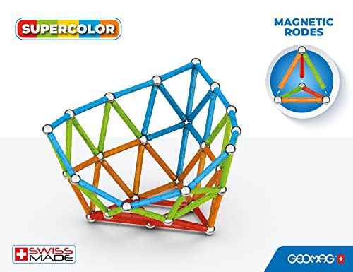 386 Geomag Supercolor Re 142 Kit De Construction Magnétique Coloré Et Créatif Jeux De Construction Unisexe - vue 3