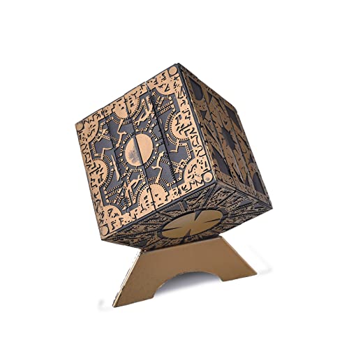 Hellraiser LeMarchand's Box - Caja de Rompecabezas de Configuración, Puzzle Box Props, Japonesa de Madera para Niños