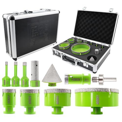 FACHLICH Foret Diamant Carrelage 6/8/10/25/35/50/68/110MM Trépans 20mm et 50mm...