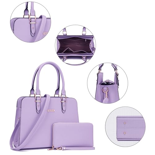 Set de bolso Satchel y billetera para mujer miniatura 4