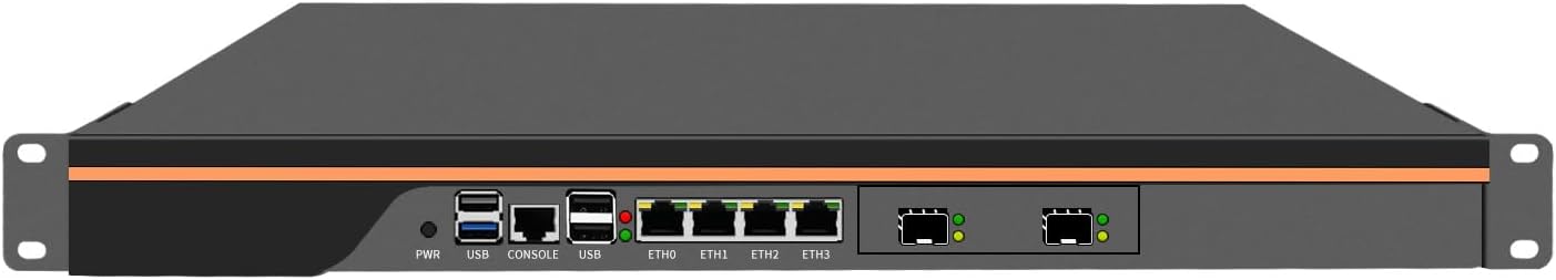 Inte l82599ES 2 * 10G SFP+/DDR5 Twin Lake N150 with 4X 2.5GbE LAN Barebone/ROS Firewall Hardware/USB3.0/1*M.2 Nvme/WiFi slot/1U Rack Industrial Computer/Network Security Server