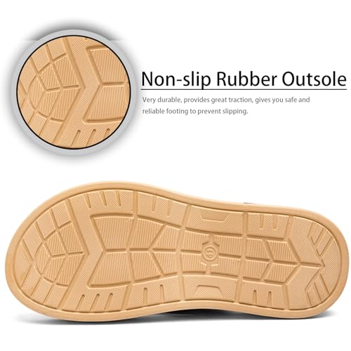 Flip Flops for Men Comfortable Open Toe Summer Beach Thong Sandals Indoor and Outdoor Cushion Slip on Water Resistant Slippers4