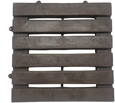 Deck Plástico Reciclado Modulado Ecológico Encaixe Externo Resist...