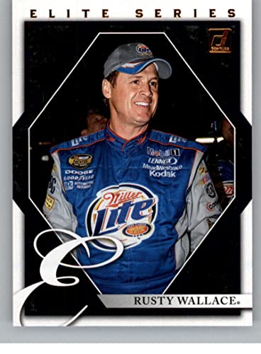 2022 Donruss Elite Series Retail #8 Rusty Wallace Official NASCAR Racing Card in Raw (NM or Better) Condition