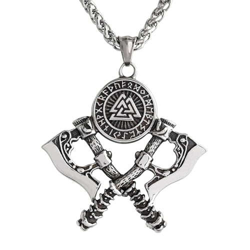 Pendentif Viking nordique celtique en acier pour affirmer votre style au quotidien