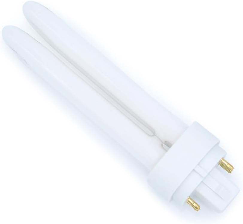 Replacement for Osram Sylvania Dulux D/e 13w/827 Light Bulb 13W PLC Compact Fluorescent Light Bulb - T4 Double-Tube CFL Bulb - G24Q-1 4-Pin Base - 2700K Warm White - 1 Pack