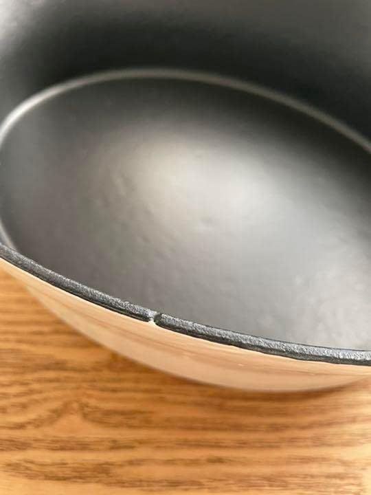 グッドプラス キャストポット オーバル ホワイト 鉄鋳物 グッドプラス