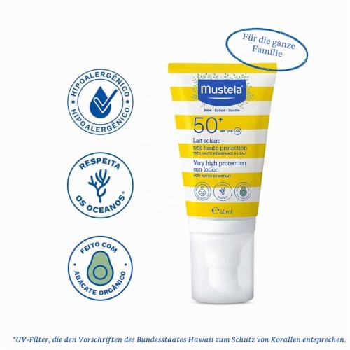 Mustela Very High Protection LSF 50+ Sonnencreme für das Gesicht, 40 ml – Ansicht 4