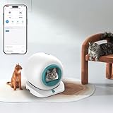MGXYMPC Automatische, selbstreinigende Katzentoilette für mehrere Katzen mit Geruchsbeseitigung,...