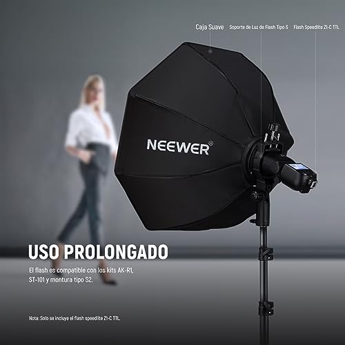 Ficha técnica NEEWER Z1-C TTL Flash Speedlite para Cámaras Canon DSLR - Fernando Cortés