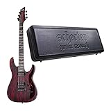 Schecter C-1 Silver Mountain 6-String Right-Hand Electric Guitar (Blood Moon) Bundle with Schecter Universal Guitar Hardcase (2 Items)
