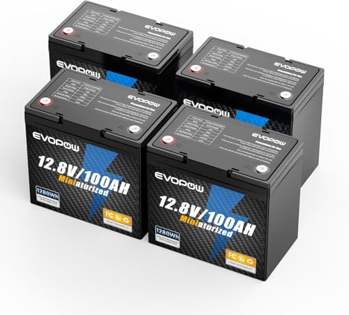 Amazon | Evopow 5120Wh リン酸鉄リチウムイオンバッテリー 1280Wh