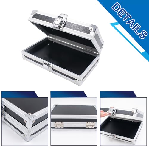 Geldkassette Klein,Geldkoffer mit Tragegriff und Sicherheitsverschluss Bargeld Organizer Geldgeschenke Verpackung Mini Aktenkoffer aus Aluminiumlegierung,Kreative Geschenke passend für Kinder und Freu