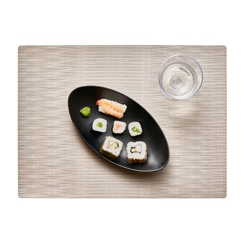 APS 60580 Place Mat Washable Stain-Resistant and Non-Slip 45 x 33 cm Silicone Beige - Image 2