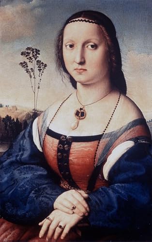 Portrait de Maddalena Doni Raphaël affiche toile murale 60x90