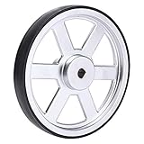 Robot Wheels, 90 Mm Industrial Robot Wheels With Built-In Hubs, 6 Mm D-Shaped Steel Shafts, Can Be Used For Diy Robot Vehicles And Robots Mecanum Wheel Arduino Wheels