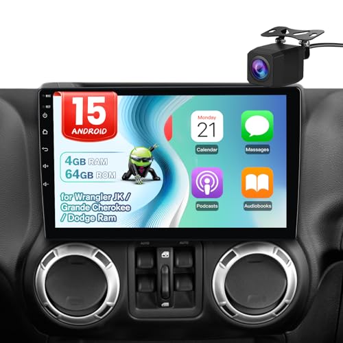 Doreon 10.1" Jeep Wrangler Android 15 Stereo