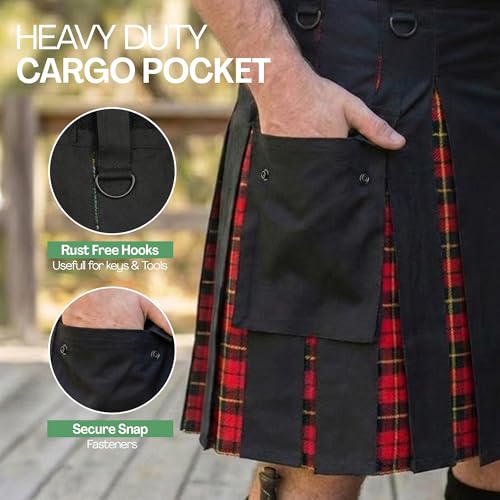 Image of UFS Kilts- Utility Kilt for Men Cotton & Tartan Size 30-66''