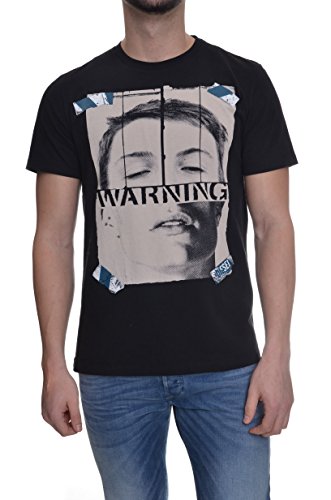 Diesel Mens T-Warnface T-Shirt Black SM