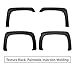 MaxMate Fender Flare Compatible with 2007-2013 Chevy Silverado 1500 2500 3500HD (Not Fit 07 Classic) 5.8' Bed, Fine-Textured Black Paintable Factory Style 4pc | TFC64298