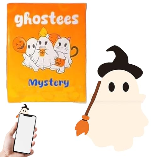 携帯デコレーション | 6点 ゴースト かわいい 携帯アクセサリー - ハロウィン スマホフィギュア かわいいキャラクター 自宅用 鏡 画面用 男女問わず