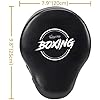 Valleycomfy Boxing Curved Focus Punching Mitts- Leatherette Training Hand Pads,Ideal for Karate, Muay Thai Kick, Sparring, Dojo, Martial Arts