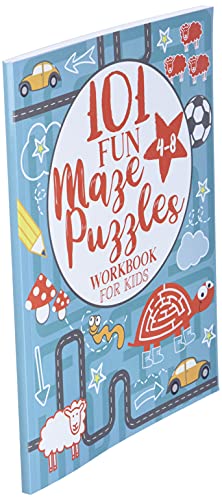 Maze Puzzle Book for Kids 4-8: 101 Fun First Mazes for Kids 4-6, 6-8 year olds | Maze Activity Workbook for Children: Games, Puzzles and Problem-Solving (Maze Learning Activity Book for Kids) 3 41SHduCLcuS
